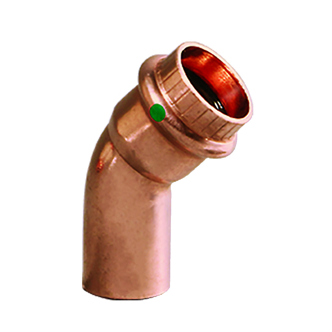 Viega, 1-1/2" ProPress Copper 45 Elbow (Street)