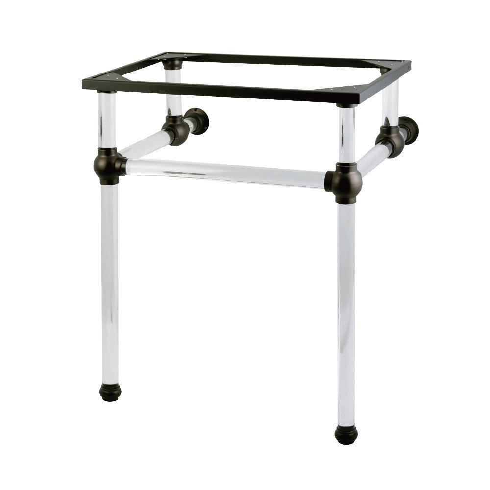 Kingston Brass, Kingston Brass VAH242030ORB Templeton 24-Inch x 20-3/8-Inch x 30-Inch Acrylic Console Sink Legs, Oil Rubbed Bronze