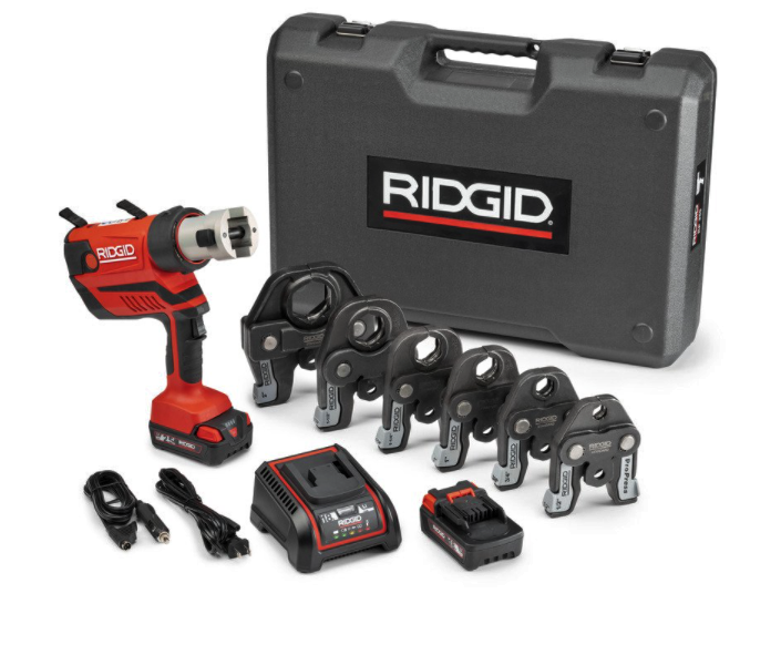 Ridgid, RIDGID 1/2"-2" 350 Press Tool W/ Battery Kit & ProPress Jaws 67053