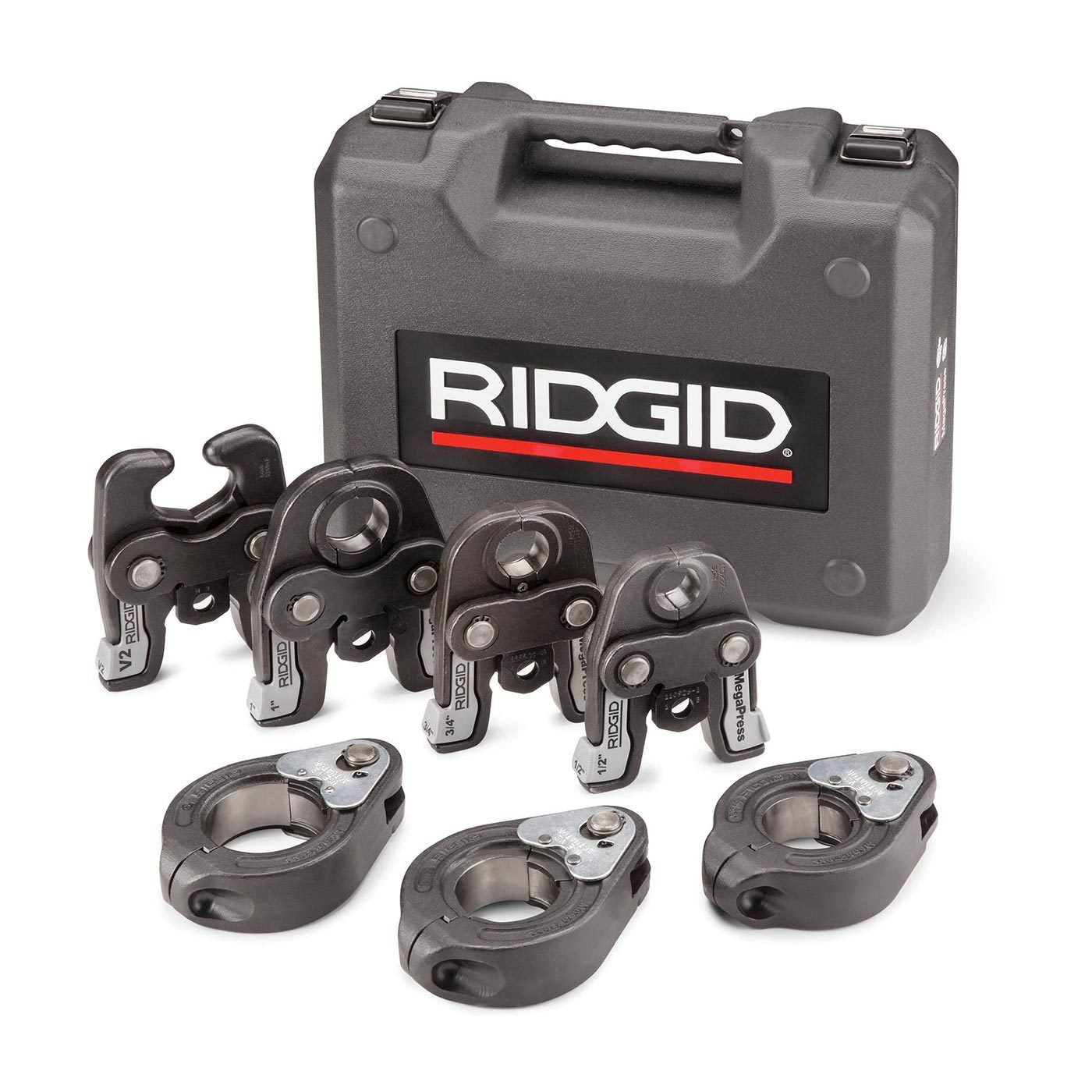 Ridgid, RIDGID 1/2" - 2" Standard Jaws and Rings Kit 48553