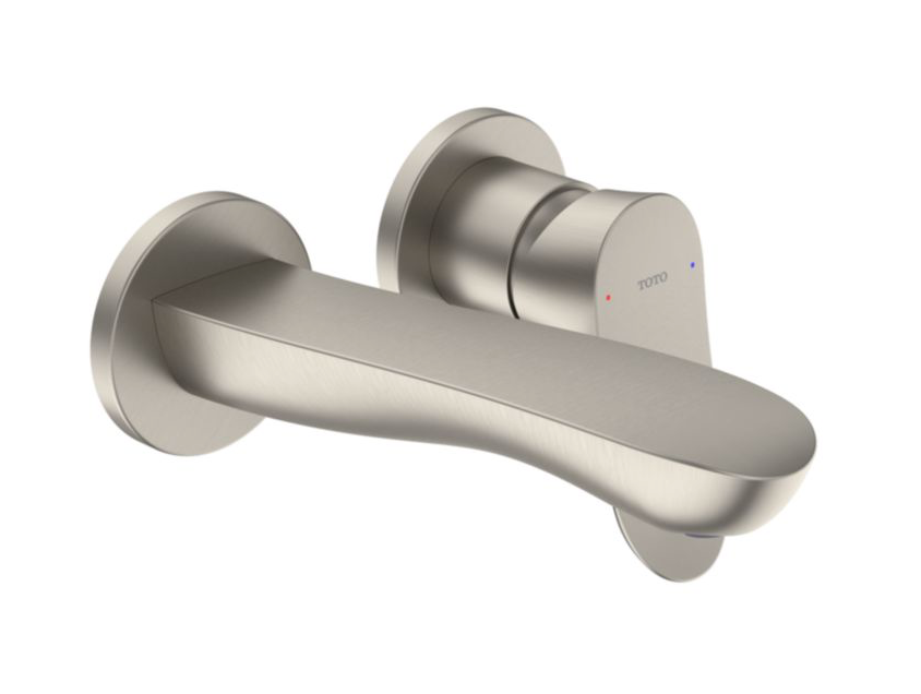 TOTO, TOTO 1.2 Gpm Wall-Mount Bathroom Faucet With Comfort Glide Technology,  Brushed Nickel- TLG01310UA#BN