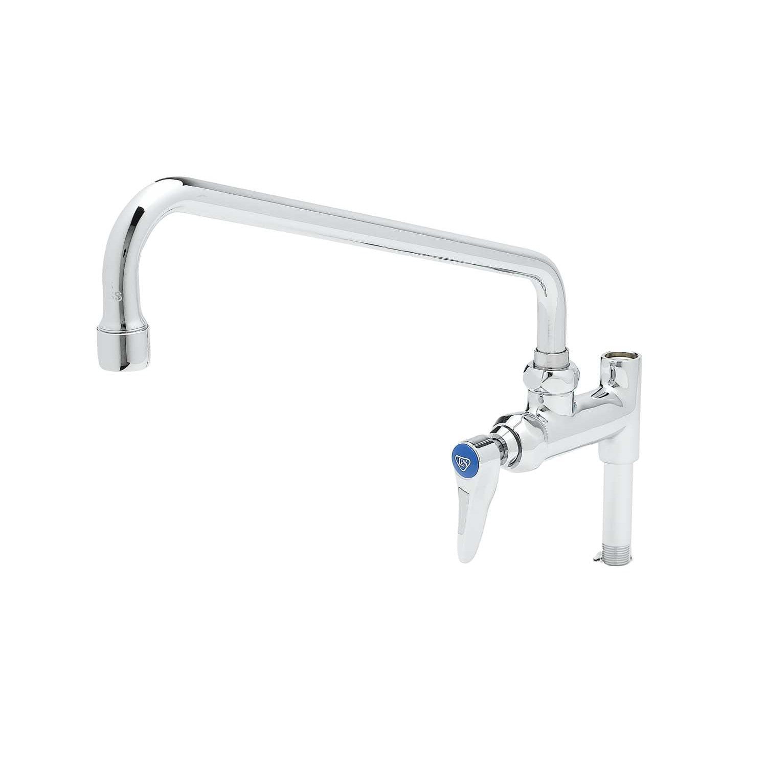 T&S Brass, T&S Brass | Add-On Faucet, 12" Nozzle, Lever Handle, Eterna Cartridge | B-0156